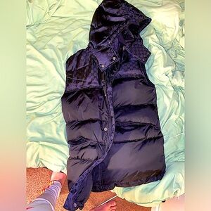 Authentic HOODED GUCCI PUFFER VEST